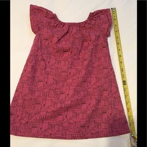 Made in USA cotton dress with print size 2